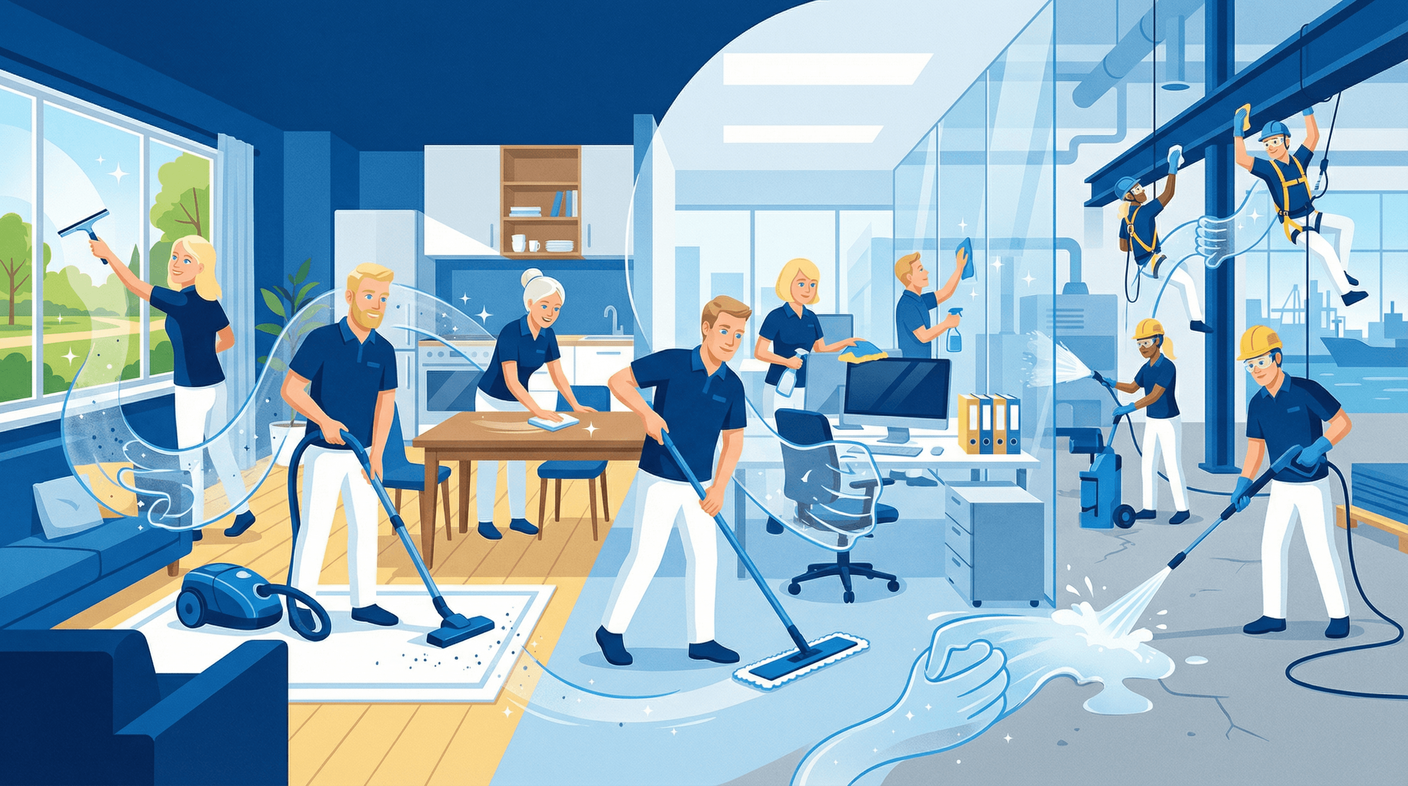 Siivouspalvelua reippaalla otteella